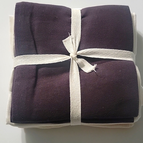 MuKitchen Flour Sack Towels Set - Brown, White, Cream - Picture 3 of 3